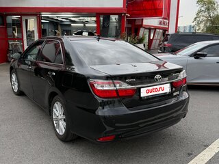 2016 Toyota Camry VII (XV50) Рестайлинг, чёрный, 1580000 рублей, вид 3