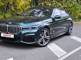 2019 BMW 7 серии 750d xDrive VI (G11/G12) Рестайлинг, зелёный, 7500000 рублей, вид 1
