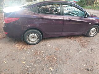 2012 Hyundai Solaris I, фиолетовый, 800000 рублей, вид 4