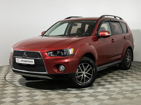 2011 Mitsubishi Outlander II Рестайлинг, красный, 1272150 рублей, вид 1