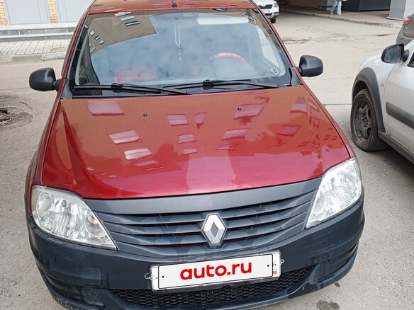 2012 Renault Logan I Рестайлинг, красный
