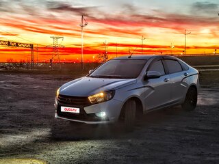 2021 Lada (ВАЗ) Vesta CNG I, серый, 910000 рублей, вид 3