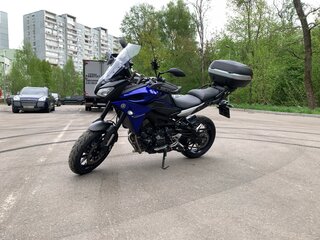 2017 Yamaha MT-09 Tracer (FJ-09), синий, 749000 рублей, вид 2