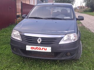 2011 Renault Logan I Рестайлинг, синий, 390000 рублей, вид 1