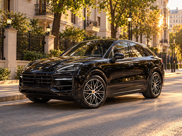 2026 Porsche Cayenne Coupé III Рестайлинг, чёрный