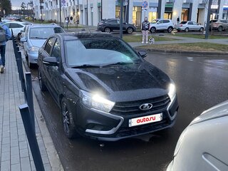 2018 Lada (ВАЗ) Vesta I, чёрный, 800000 рублей, вид 1