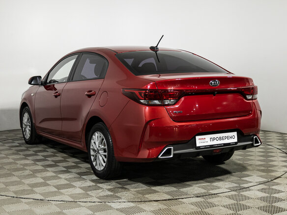 2020 Kia Rio IV Рестайлинг, красный, 1475900 рублей - вид 6
