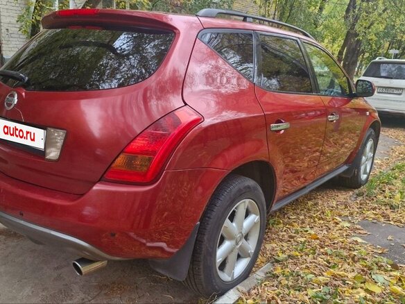 2008 Nissan Murano I (Z50), красный - вид 3