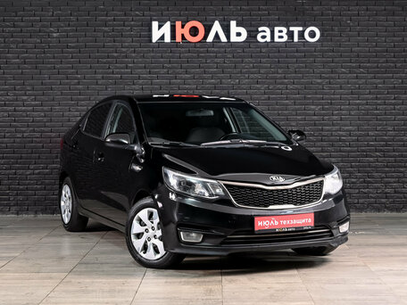 2017 Kia Rio III Рестайлинг, чёрный, 1190000 рублей, вид 3