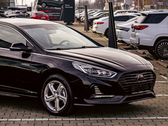 2019 Hyundai Sonata VII (LF) Рестайлинг, чёрный, 1545000 рублей - вид 7