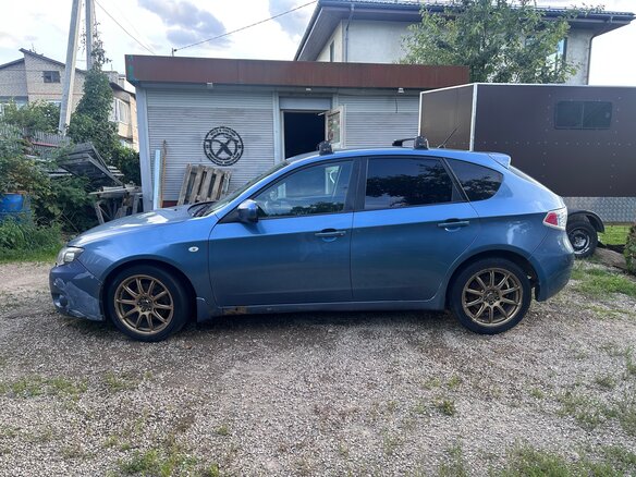2007 Subaru Impreza III, голубой, 580000 рублей - вид 5