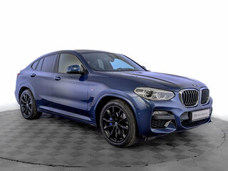 2020 BMW X4 30d II (G02), синий, 4785000 рублей, вид 3