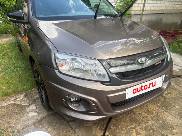 2014 Lada (ВАЗ) Granta Sport I, коричневый, 625000 рублей - вид 2