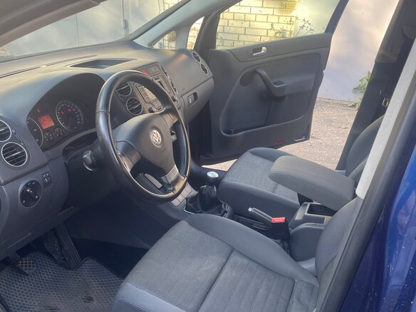 2007 Volkswagen Golf Plus I, синий, 610000 рублей - вид 5