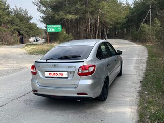 2015 Lada (ВАЗ) Granta I, серебристый, 420000 рублей, вид 5