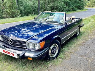 1987 Mercedes-Benz SL-Класс 500 III (R107, C107), синий, 5000000 рублей, вид 1
