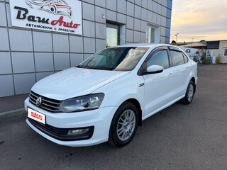 2018 Volkswagen Polo V Рестайлинг, белый, 697000 рублей, вид 2