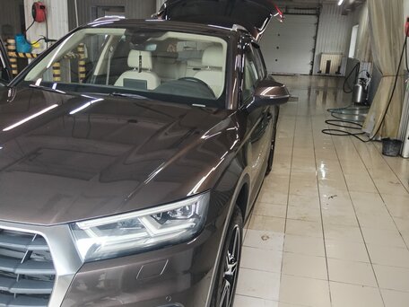 2017 Audi Q5 II (FY), коричневый, 3050000 рублей, вид 4