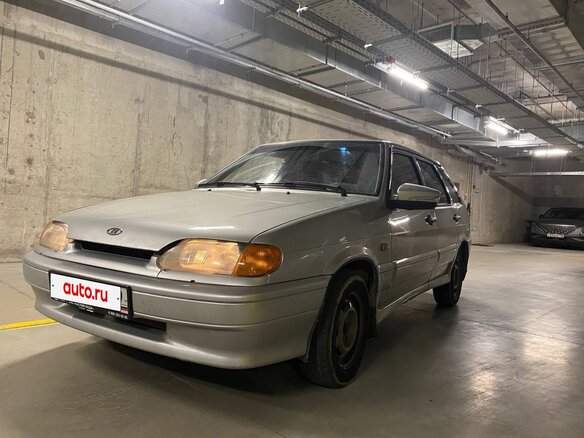 2008 Lada (ВАЗ) 2114, серебристый, 220000 рублей