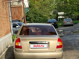 2004 Hyundai Accent ТагАЗ II, бежевый, 270000 рублей, вид 4