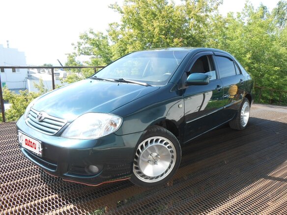 2006 Toyota Corolla IX (E120, E130) Рестайлинг, зелёный, 640000 рублей - вид 2
