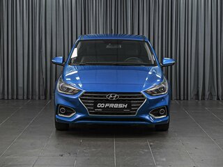 2018 Hyundai Solaris II, синий, 1538000 рублей, вид 3