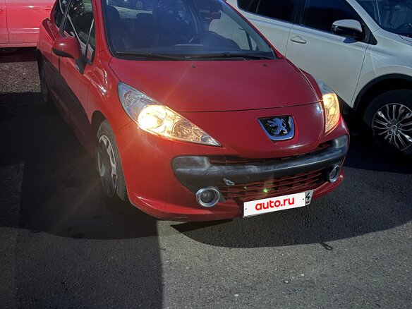 2009 Peugeot 207 I Рестайлинг, красный, 240000 рублей - вид 1