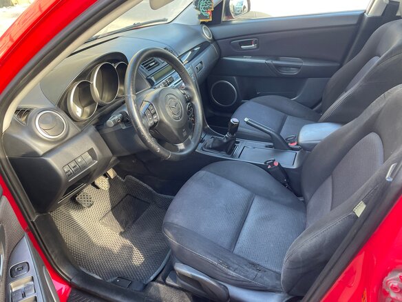 2007 Mazda 3 I (BK) Рестайлинг, красный, 355000 рублей - вид 9