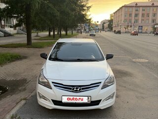 2016 Hyundai Solaris I Рестайлинг, белый, 875000 рублей, вид 1