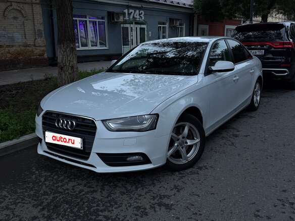 2013 Audi A4 IV (B8) Рестайлинг, белый, 1247000 рублей