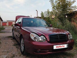 2005 Hyundai Sonata ТагАЗ IV (EF) Рестайлинг, красный, 480000 рублей, вид 4