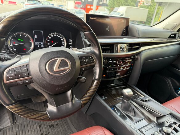 2019 Lexus LX 570 III Рестайлинг 2, чёрный, 9700000 рублей - вид 14