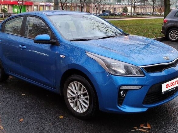 2020 Kia Rio IV, синий, 1600000 рублей - вид 3