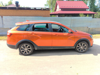 2018 Lada (ВАЗ) Vesta SW Cross I, оранжевый, 1250000 рублей, вид 5