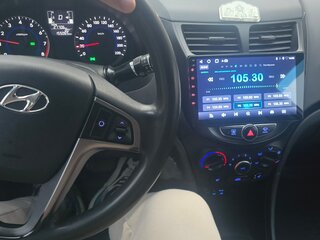 2015 Hyundai Solaris I Рестайлинг, белый, 777000 рублей, вид 5