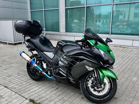 2019 Kawasaki ZZR 1400, зелёный, 1420000 рублей, вид 1