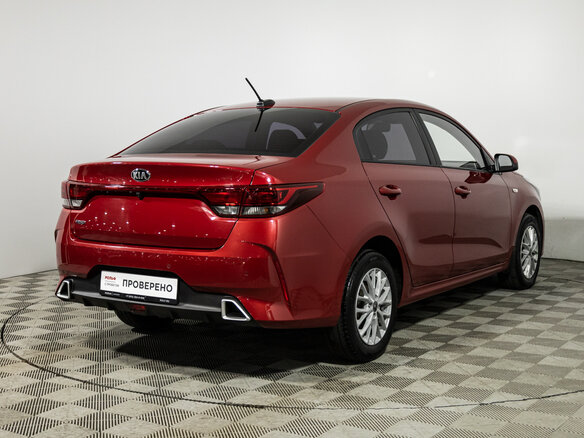 2020 Kia Rio IV Рестайлинг, красный, 1475900 рублей - вид 4