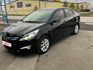 2016 Hyundai Solaris I Рестайлинг, чёрный, 1100000 рублей, вид 2
