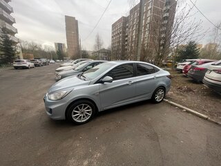 2012 Hyundai Solaris I, голубой, 600000 рублей, вид 4