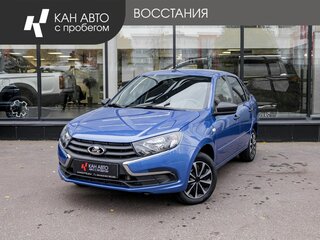 2020 Lada (ВАЗ) Granta I Рестайлинг, синий, 618500 рублей, вид 1