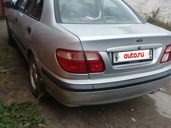 2001 Nissan Almera II (N16), серебристый, 450000 рублей - вид 4