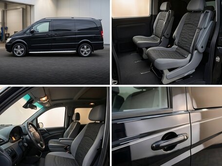 2011 Mercedes-Benz Viano L1 I (W639) Рестайлинг, чёрный, 1998000 рублей, вид 3
