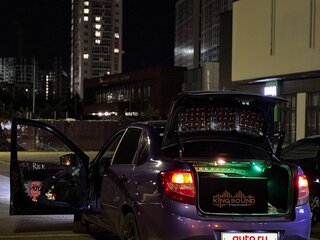 2012 Lada (ВАЗ) Granta I, фиолетовый, 370000 рублей, вид 4