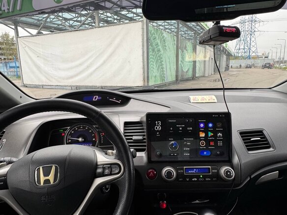 2008 Honda Civic VIII, синий, 430000 рублей - вид 9