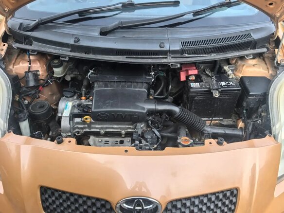 2005 Toyota Vitz II (XP90), оранжевый, 510000 рублей - вид 18