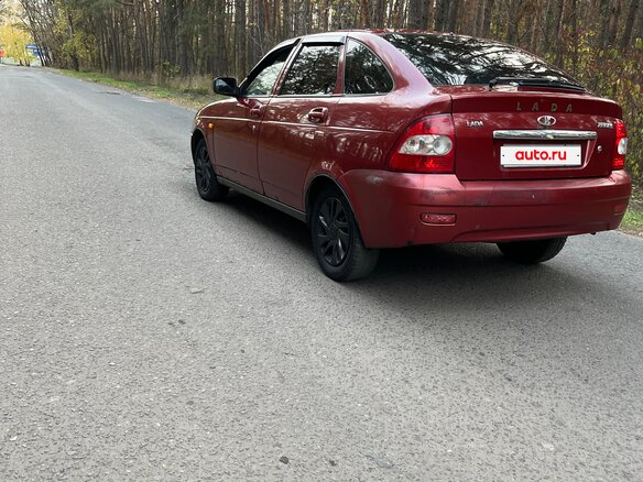 2008 Lada (ВАЗ) Priora I, красный, 215000 рублей - вид 6
