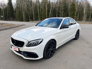 2015 Mercedes-Benz C-Класс AMG 63 AMG IV (W205), белый, 4300000 рублей, вид 1