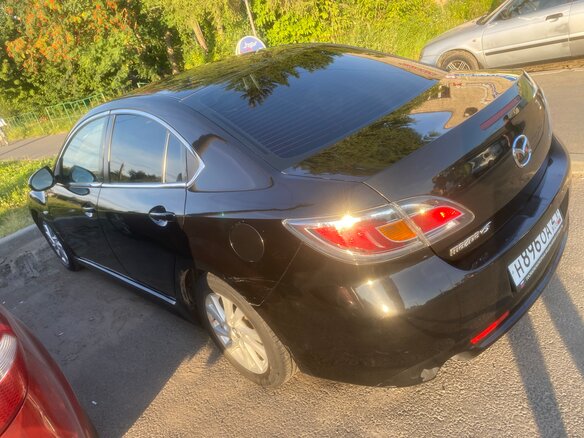 2012 Mazda 6 II (GH) Рестайлинг, чёрный, 640000 рублей - вид 3