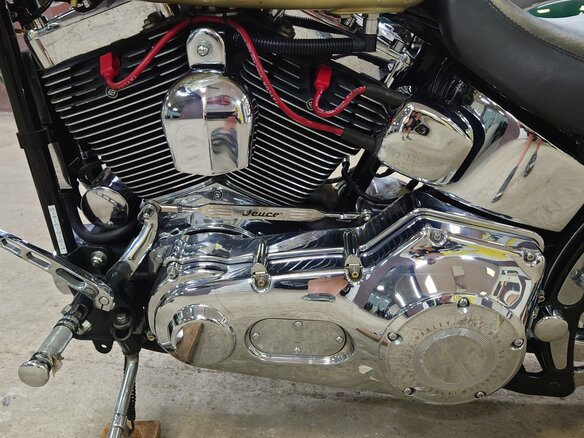 2003 Harley-Davidson Softail Deuce, бежевый, 615000 рублей - вид 13