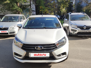 2017 Lada (ВАЗ) Vesta CNG I, белый, 900000 рублей, вид 1